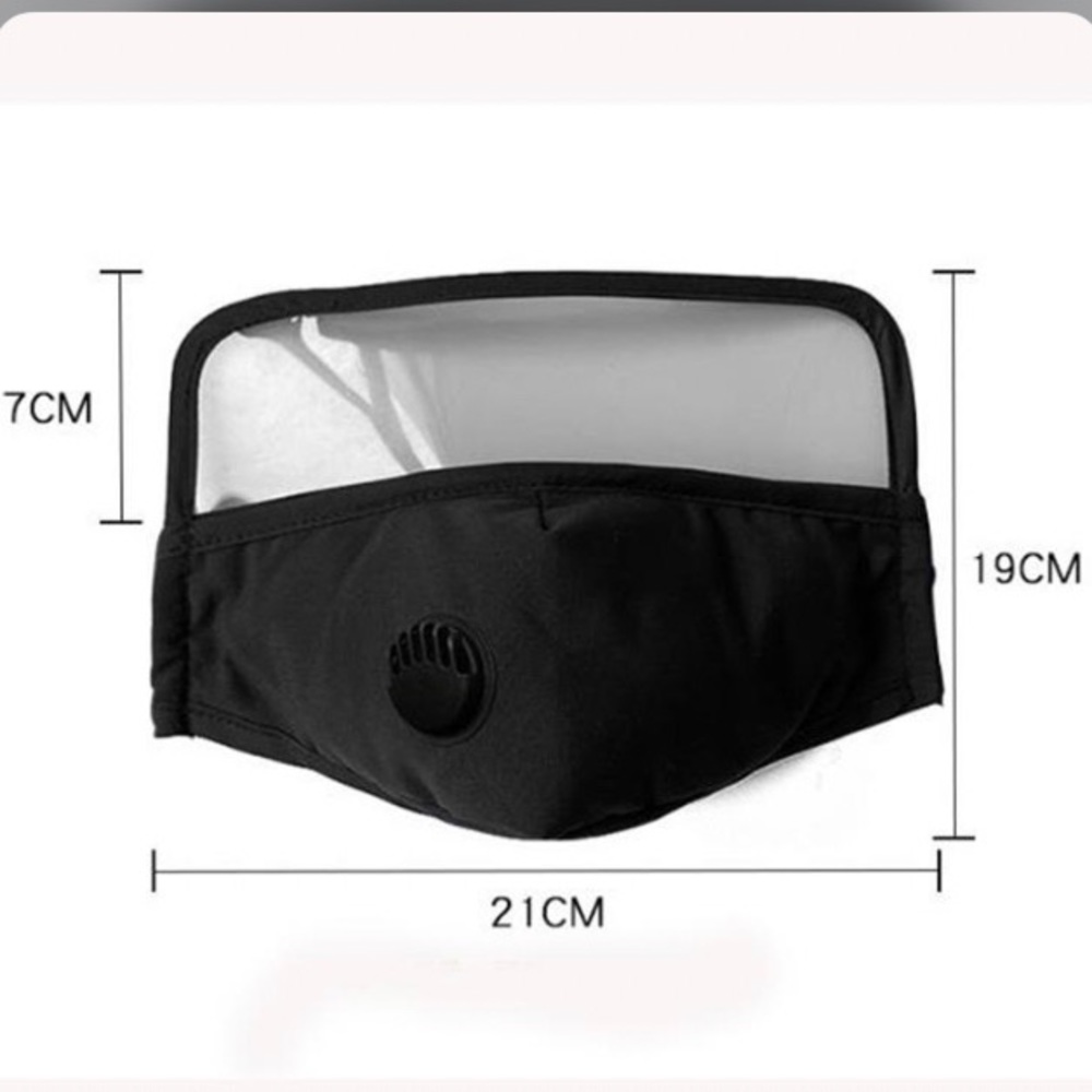 NEW Gray face Mask Full Face Eye shield - Picture 4 of 9
